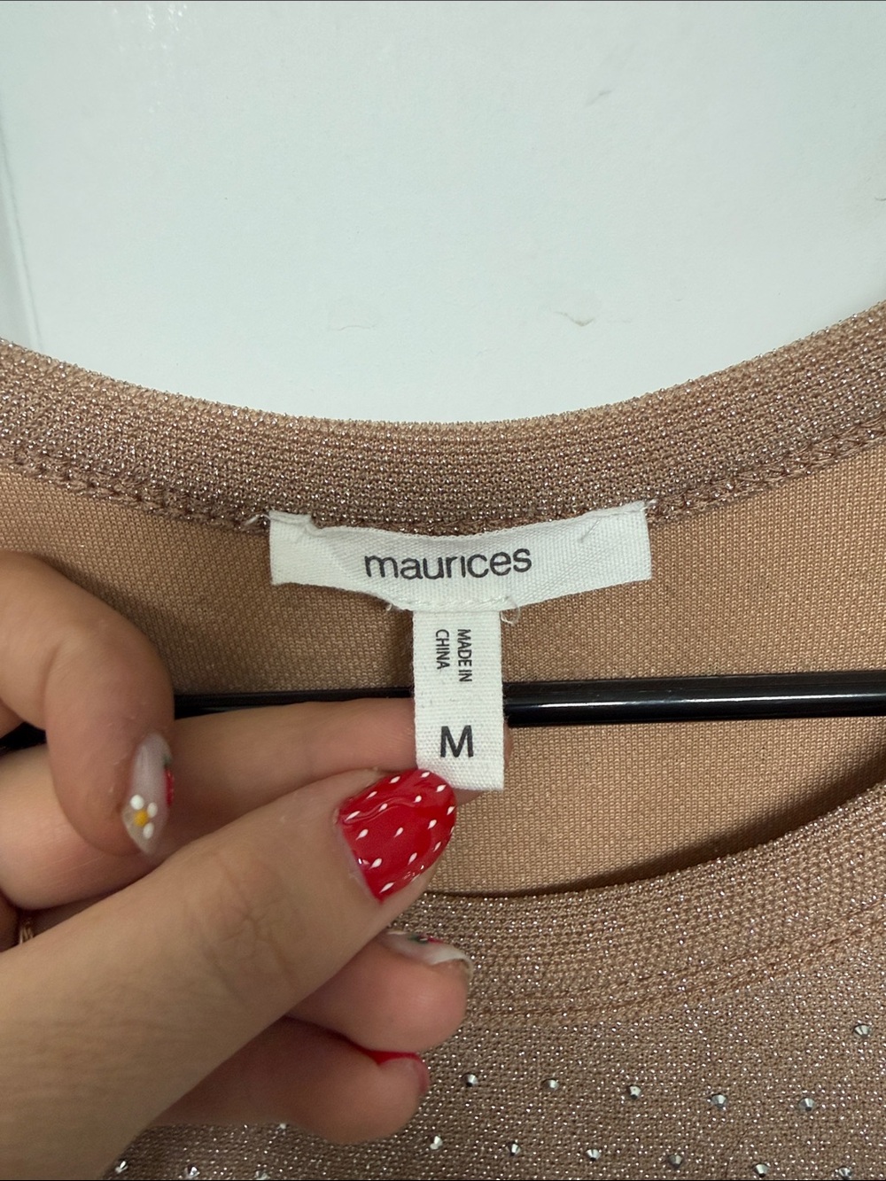 Maurices Brown Rhinestone Knit Tank - Picture 2 of 3